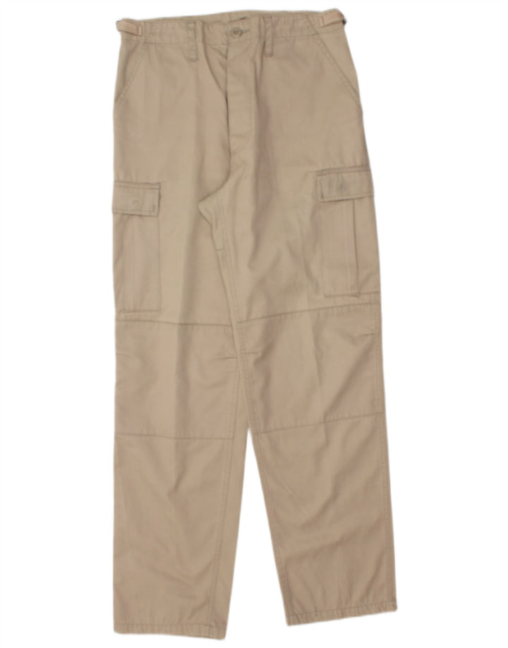 VINTAGE Gerade Herren-Cargohose W32 L31 Beige