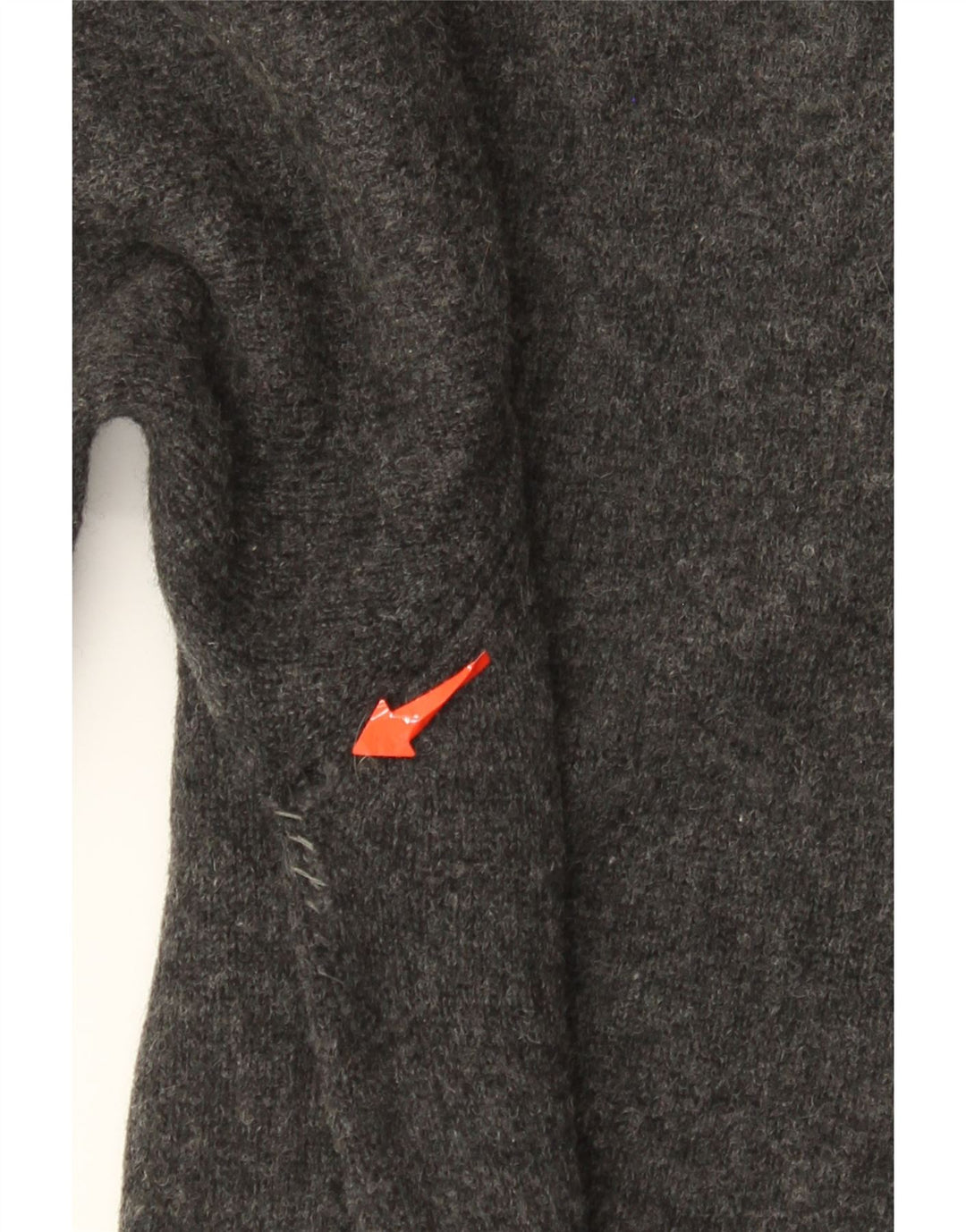 Tommy Hilfiger Herren-Pullover mit V-Ausschnitt, kleine graue Lammwolle