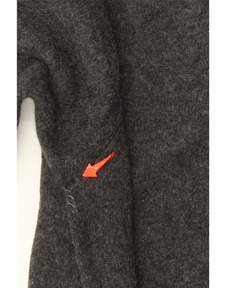 Tommy Hilfiger Herren-Pullover mit V-Ausschnitt, kleine graue Lammwolle