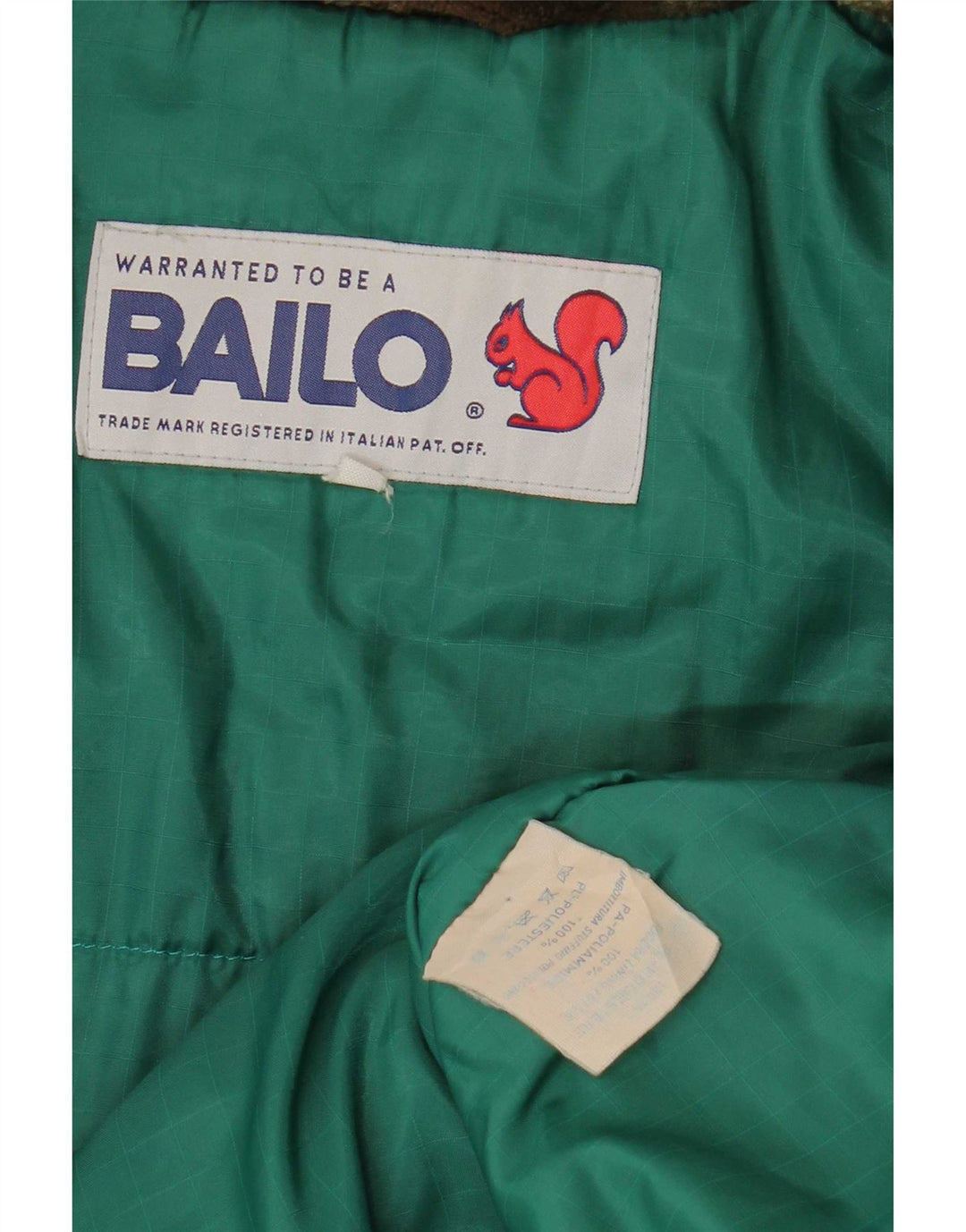 Bailo Herren Fleecejacke UK 42 XL grün kariertes Polyester