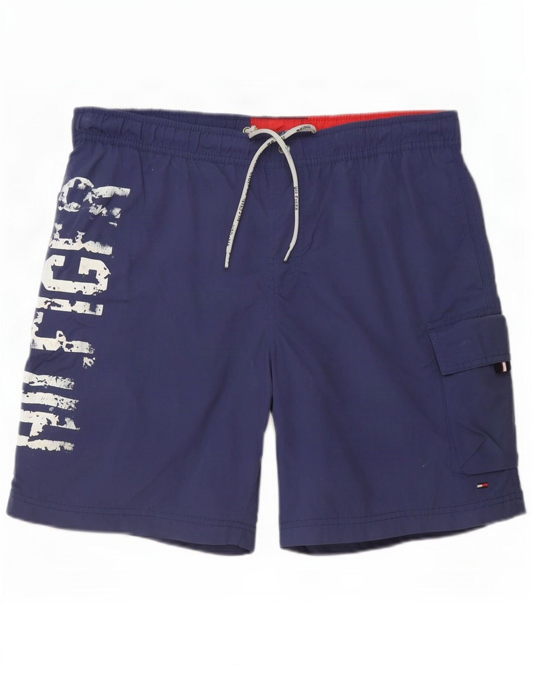 Tommy Hilfiger Herren Graphic Cargo Badeshorts Medium Marineblau