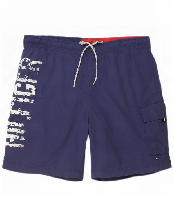 Tommy Hilfiger Herren Graphic Cargo Badeshorts Medium Marineblau