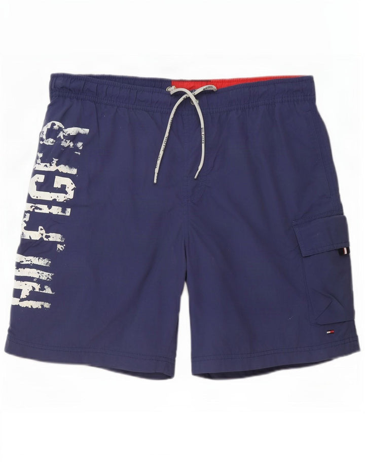 Tommy Hilfiger Herren Graphic Cargo Badeshorts Medium Marineblau