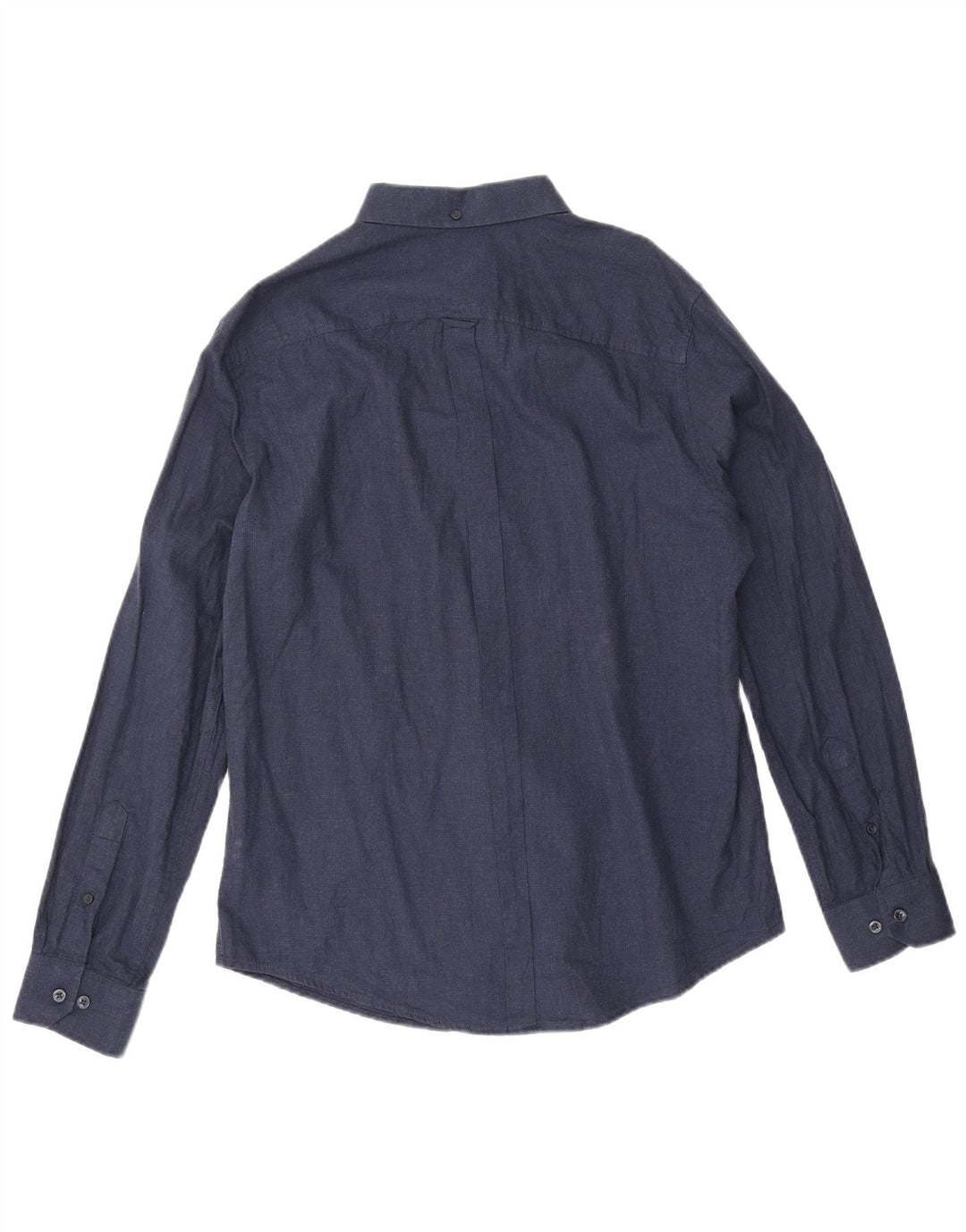 Ben Sherman Herrenhemd, groß, marineblau, Baumwolle