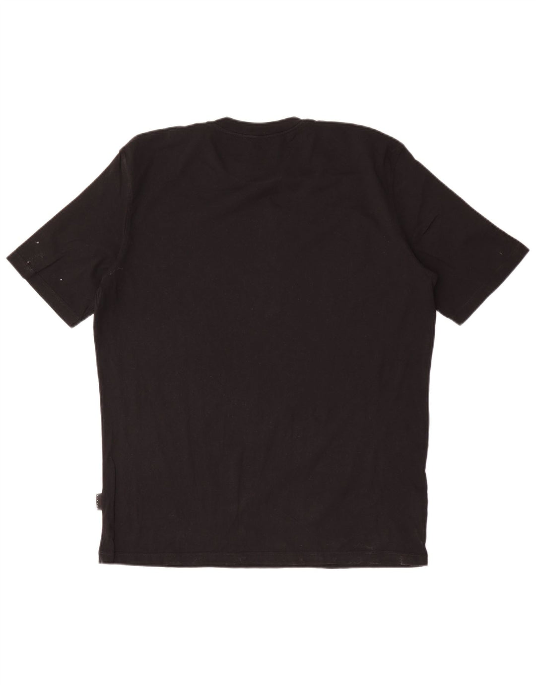 Sisley Herren T-Shirt Top XL Schwarz Baumwolle