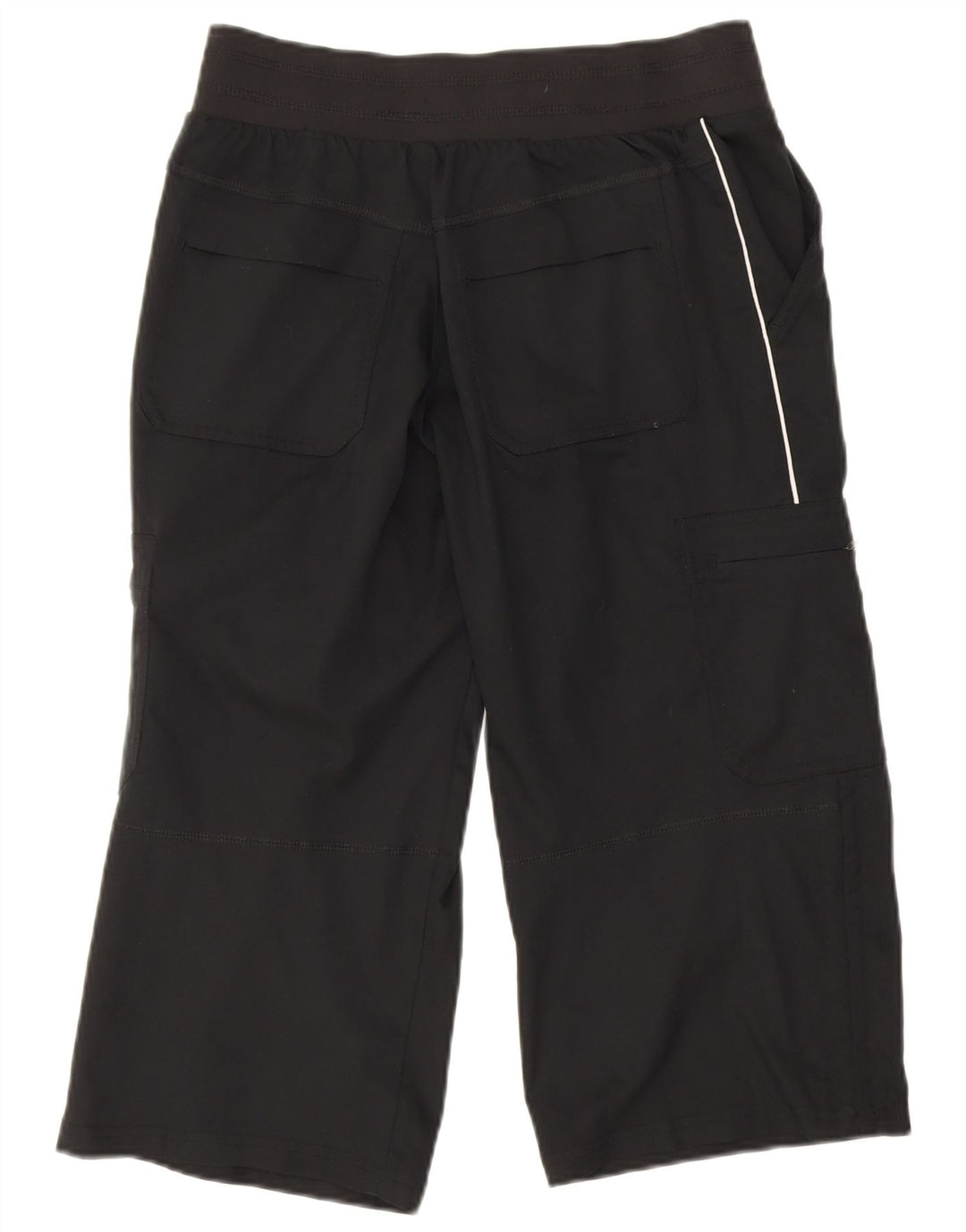 Nike Capri-Cargohose für Damen, UK 8, Größe S, W28, L20, Schwarz, Polyester