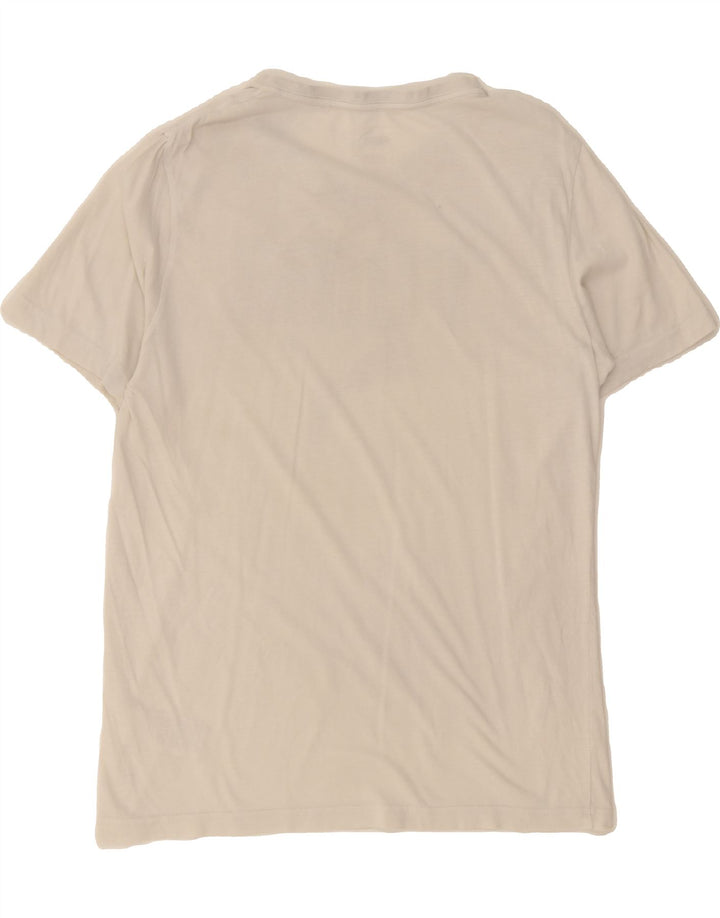 PUMA Mens Graphic T-Shirt Top Medium White Cotton Vintage Puma and Second-Hand Puma from Messina Hembry 