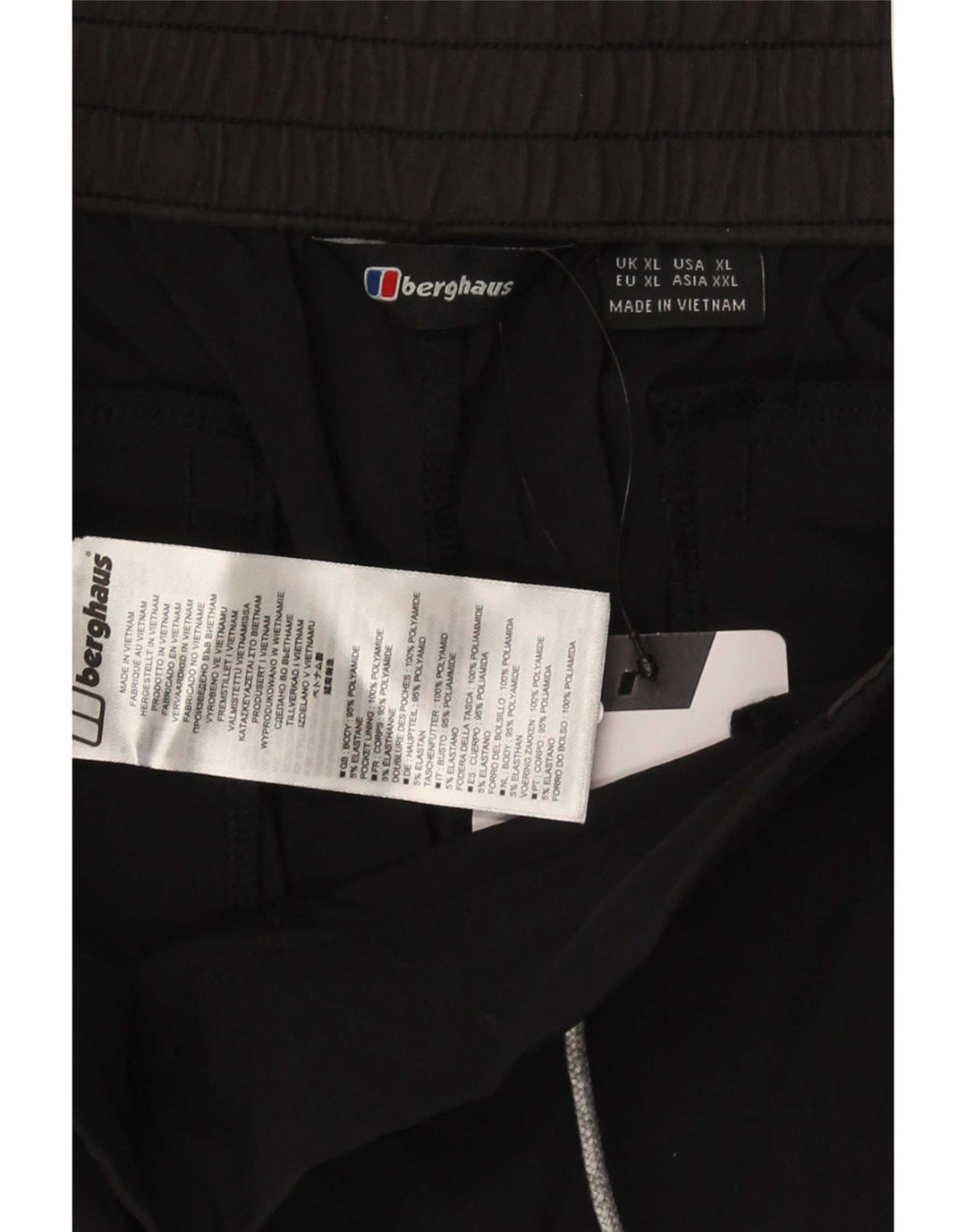 Berghaus Herren Sport Shorts XL Schwarz Polyamid