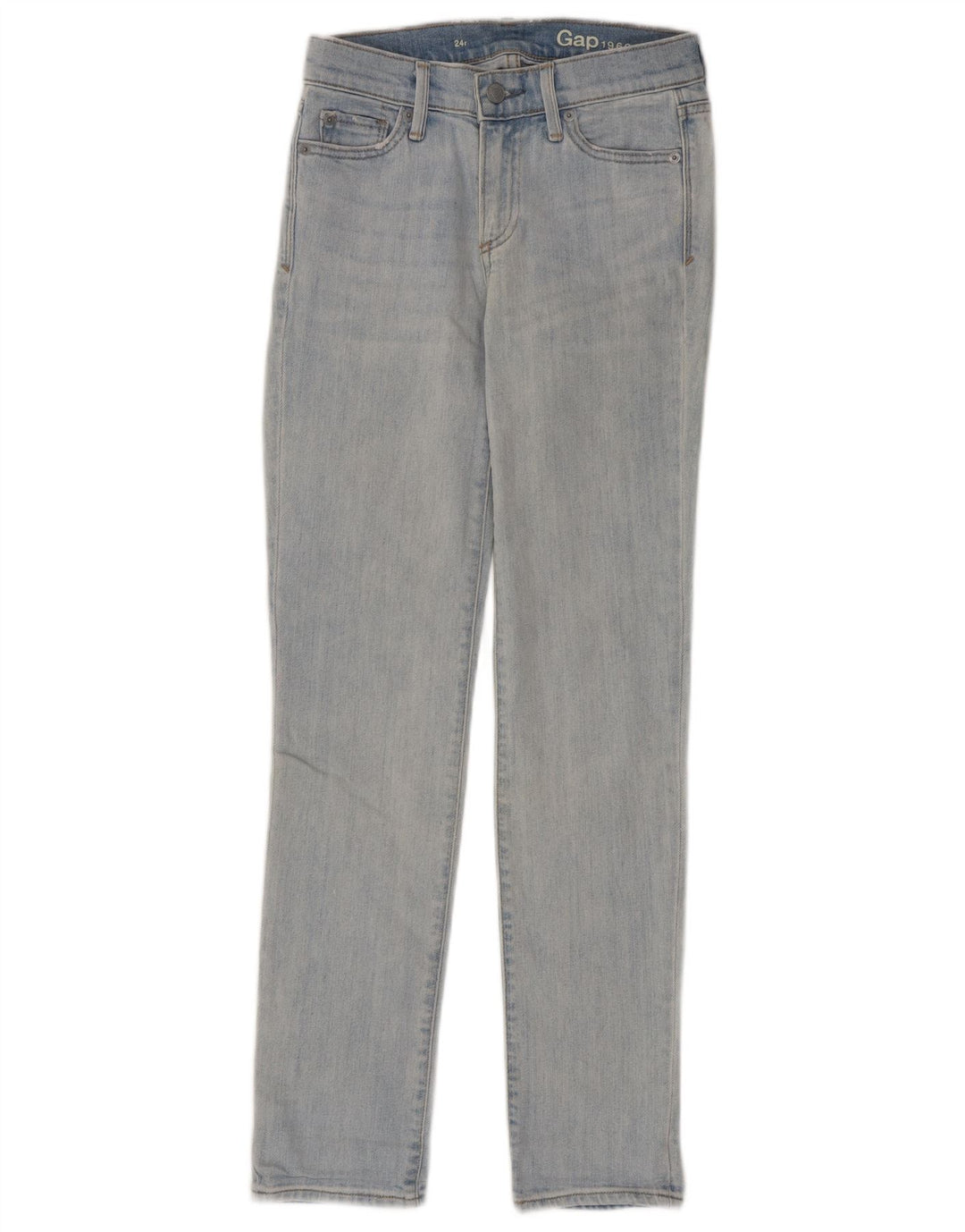Gap Damen Slim Jeans W24 L30 Blaue Baumwolle