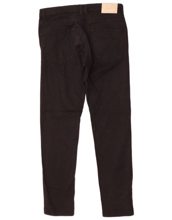 Zara Herren Slim Freizeithose EU 40 Medium W31 L32 Schwarz