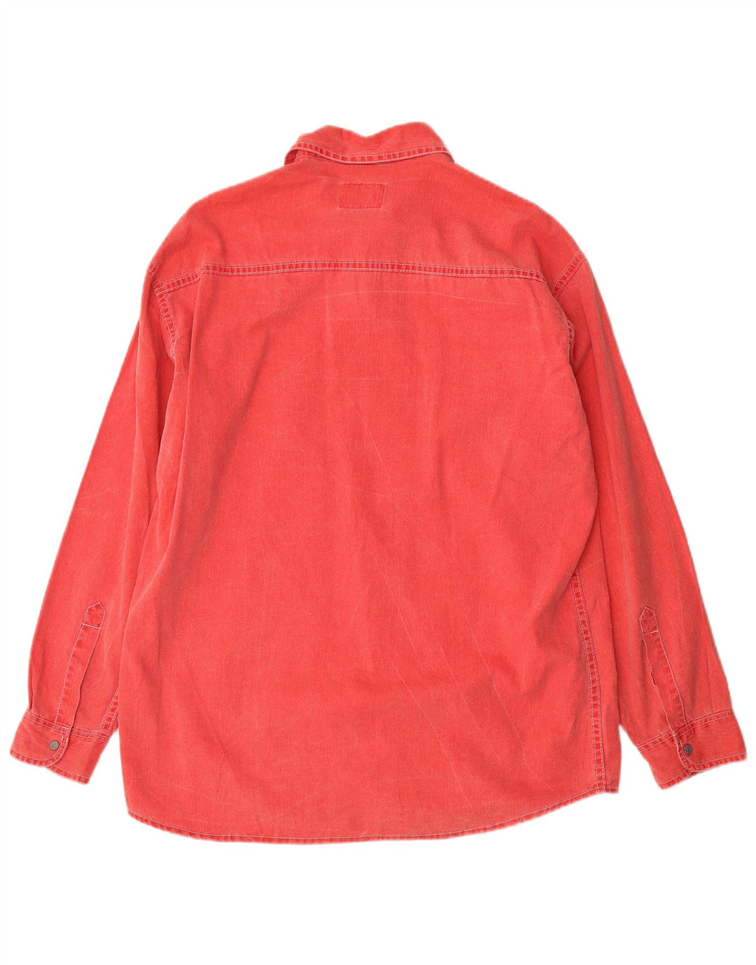 Mustang Herren Jeanshemd Mittelrot