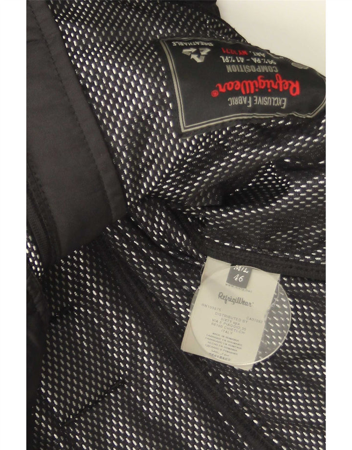 Refrigiwear Damen Wattierte Jacke UK 12 Medium Schwarz Polyamid