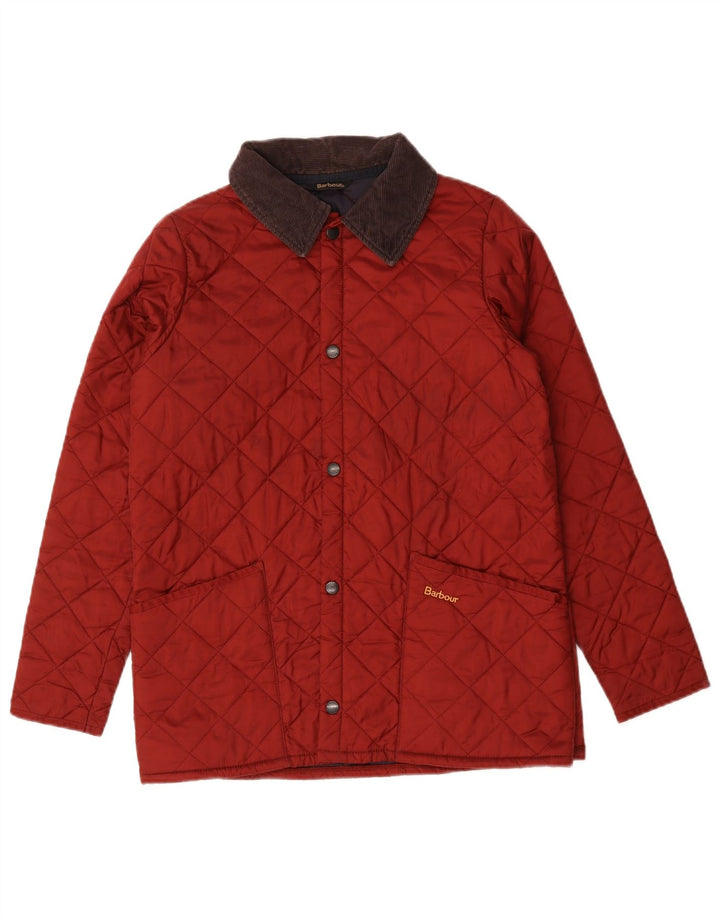 Barbour Steppjacke für Jungen, 12–13 Jahre, XL, Burgunderrot