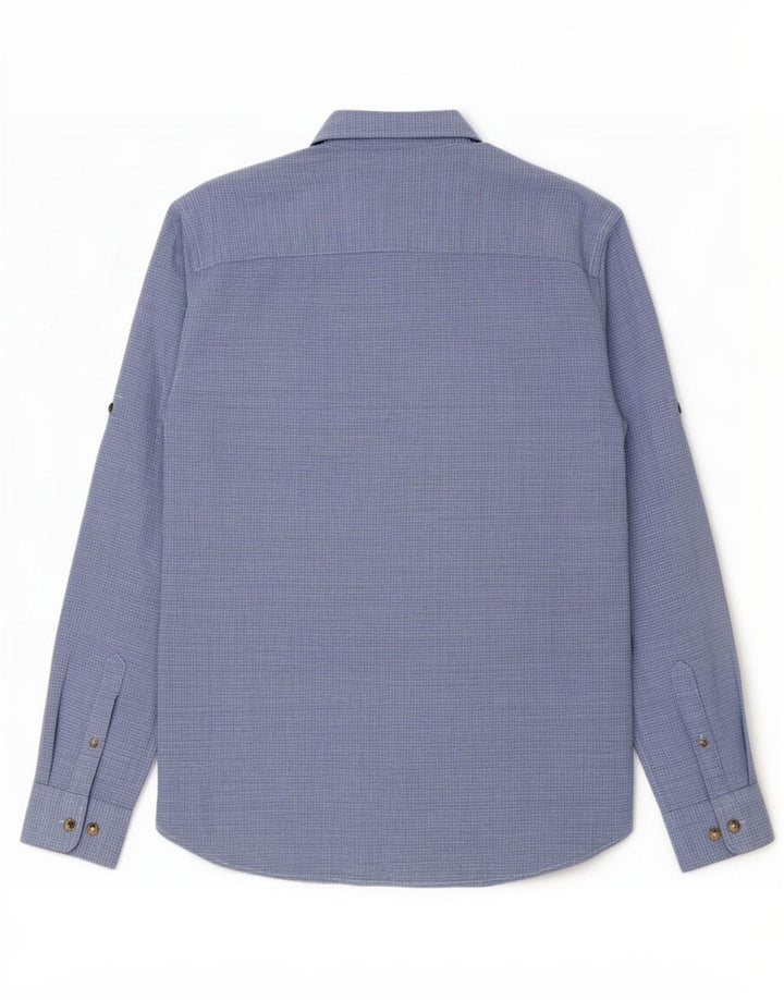 Jack & Jones Herren-Hemd, groß, blau gepunktet, Baumwolle