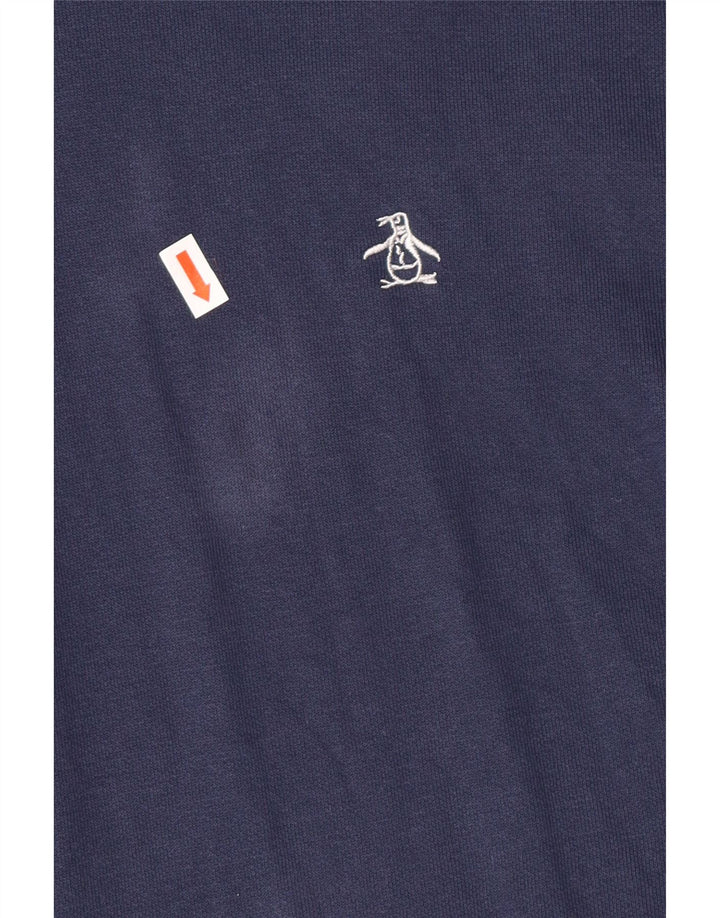 PINGUIN Herren-Kapuzenpullover, groß, marineblau, Baumwolle