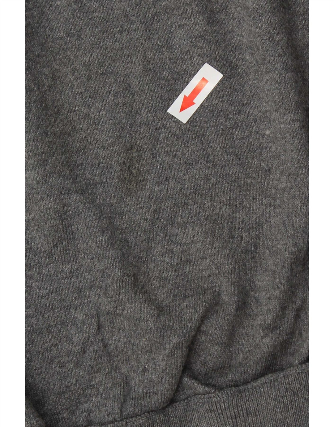 Gap Herren-Pullover mit Rundhalsausschnitt, Größe L, aus grauer Baumwolle