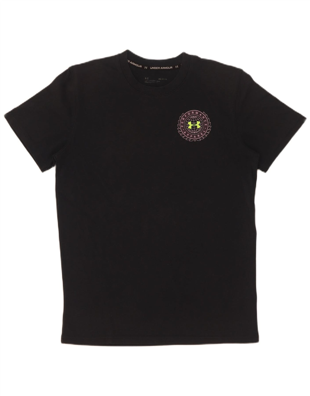 Under Armour Herren-T-Shirt mit Grafik, Größe S, schwarze Baumwolle