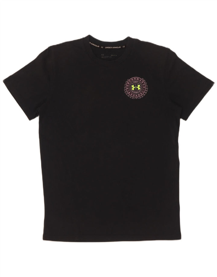 Under Armour Herren-T-Shirt mit Grafik, Größe S, schwarze Baumwolle