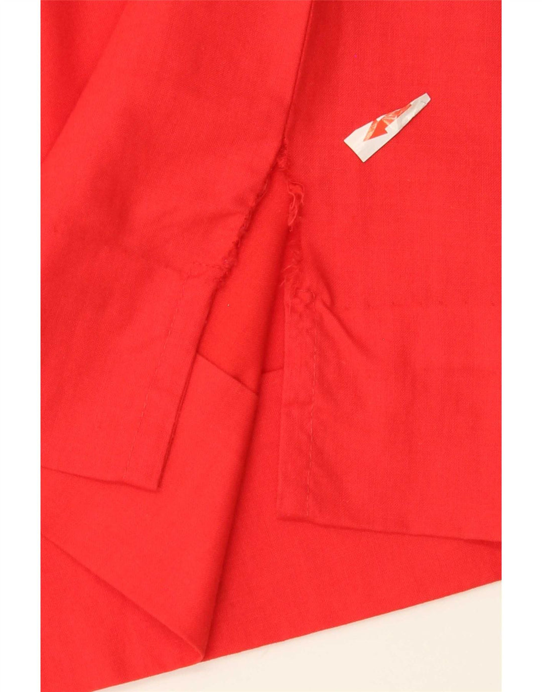 Vintage Damen Basic Kleid UK 12 Mittelrot