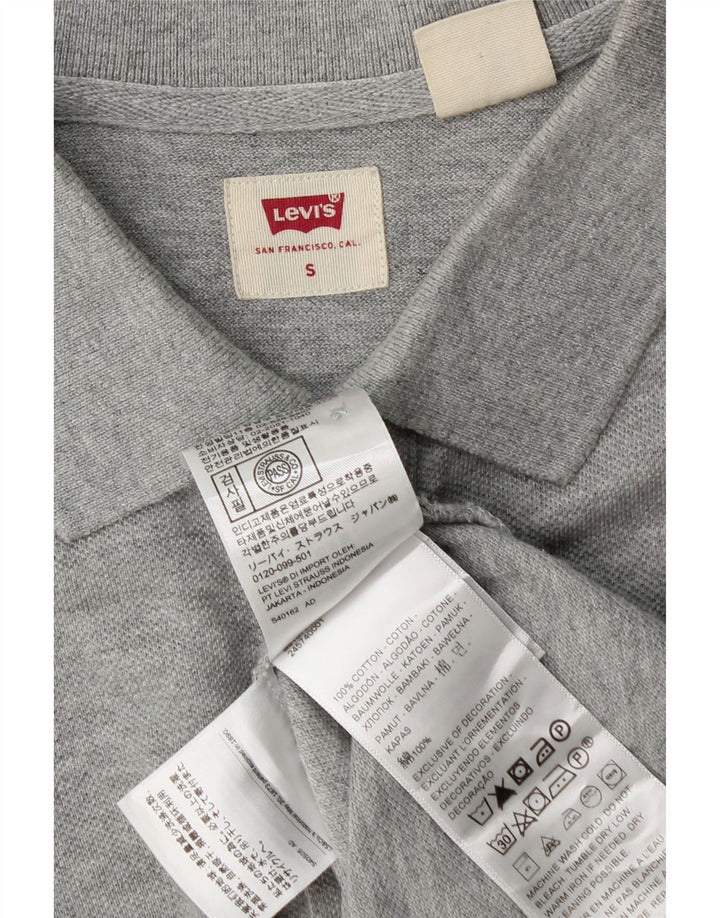 Levi's Herren-Poloshirt, kleine graue Baumwolle