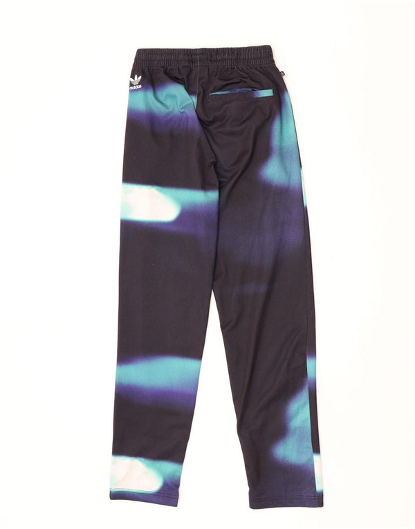 Adidas Womens Graphic Tracksuit Trousers UK 4 XS Multicoloured Tie Dye
