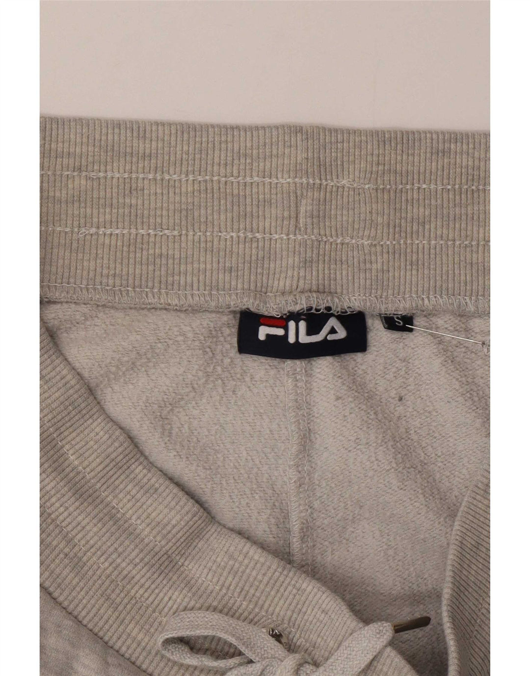 Fila Herren-Trainingsanzughose mit grafischem Muster, Größe S, grau geflecktes Polyester