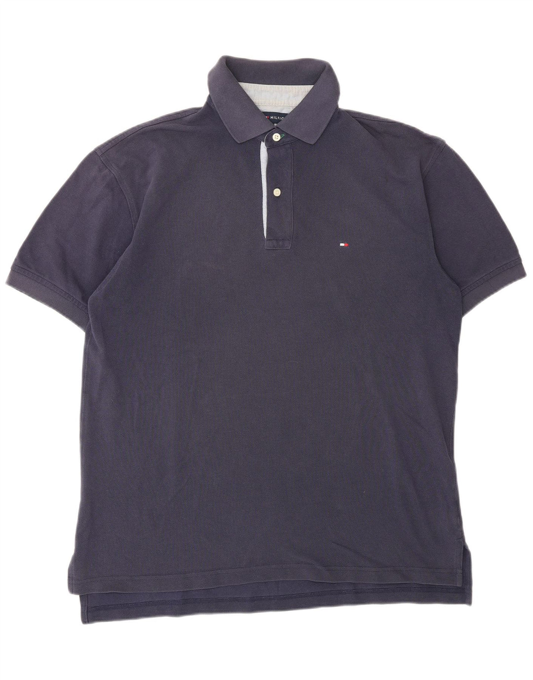 TOMMY HILFIGER Herren Poloshirt Medium Marineblau Baumwolle