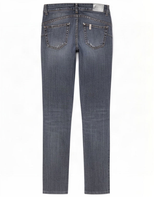 Liu Jo Womens Distressed Slim Jeans W28 L29 Blue