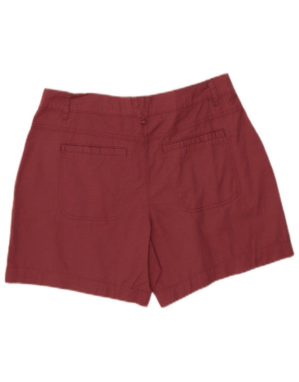 Mountain Warehouse Chino-Shorts für Damen, UK 10, Größe S, W30, rote Baumwolle