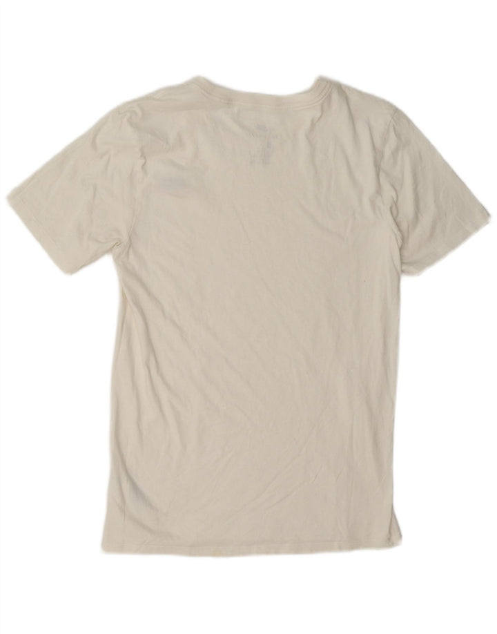 Nike Herren Athletic Cut T-Shirt Top Small aus weißer Baumwolle