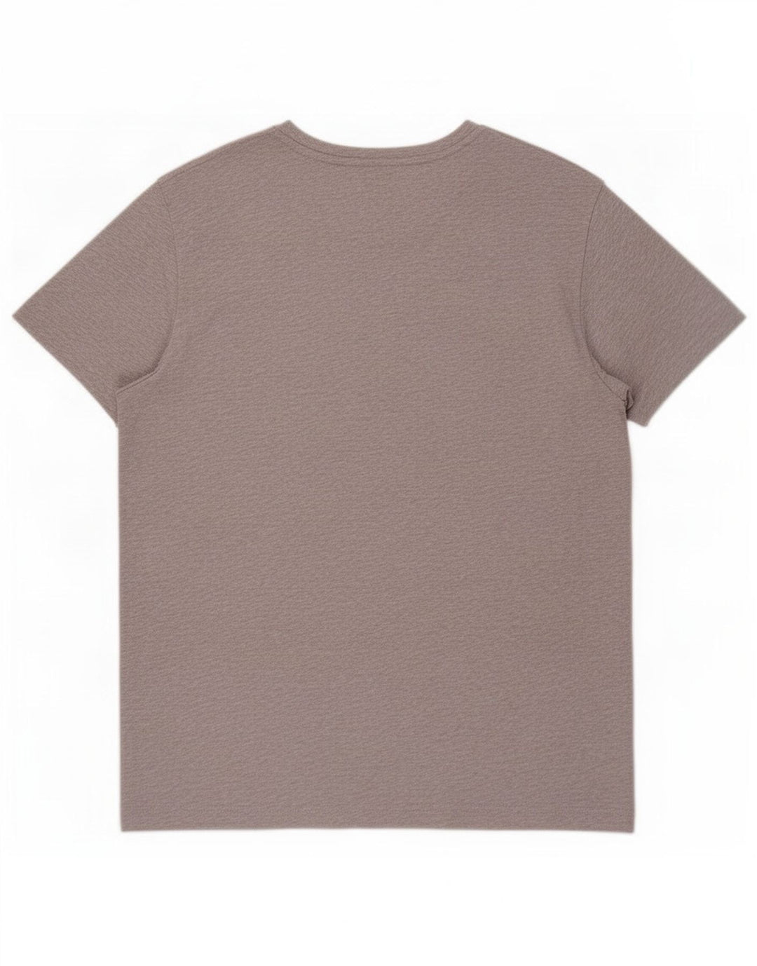 Gant Herren-T-Shirt-Oberteil aus mittelgrau gesprenkelter Baumwolle