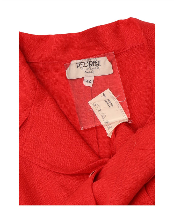 GB.PEDRINI Damen 2-teiliges Rockset IT 44 Medium W26 Rotes Leinen
