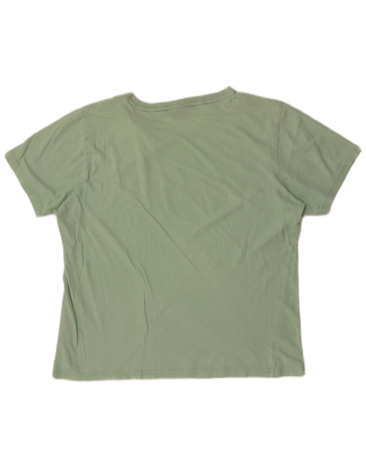 Bear Herren Grafik-T-Shirt-Oberteil Mittelgrün