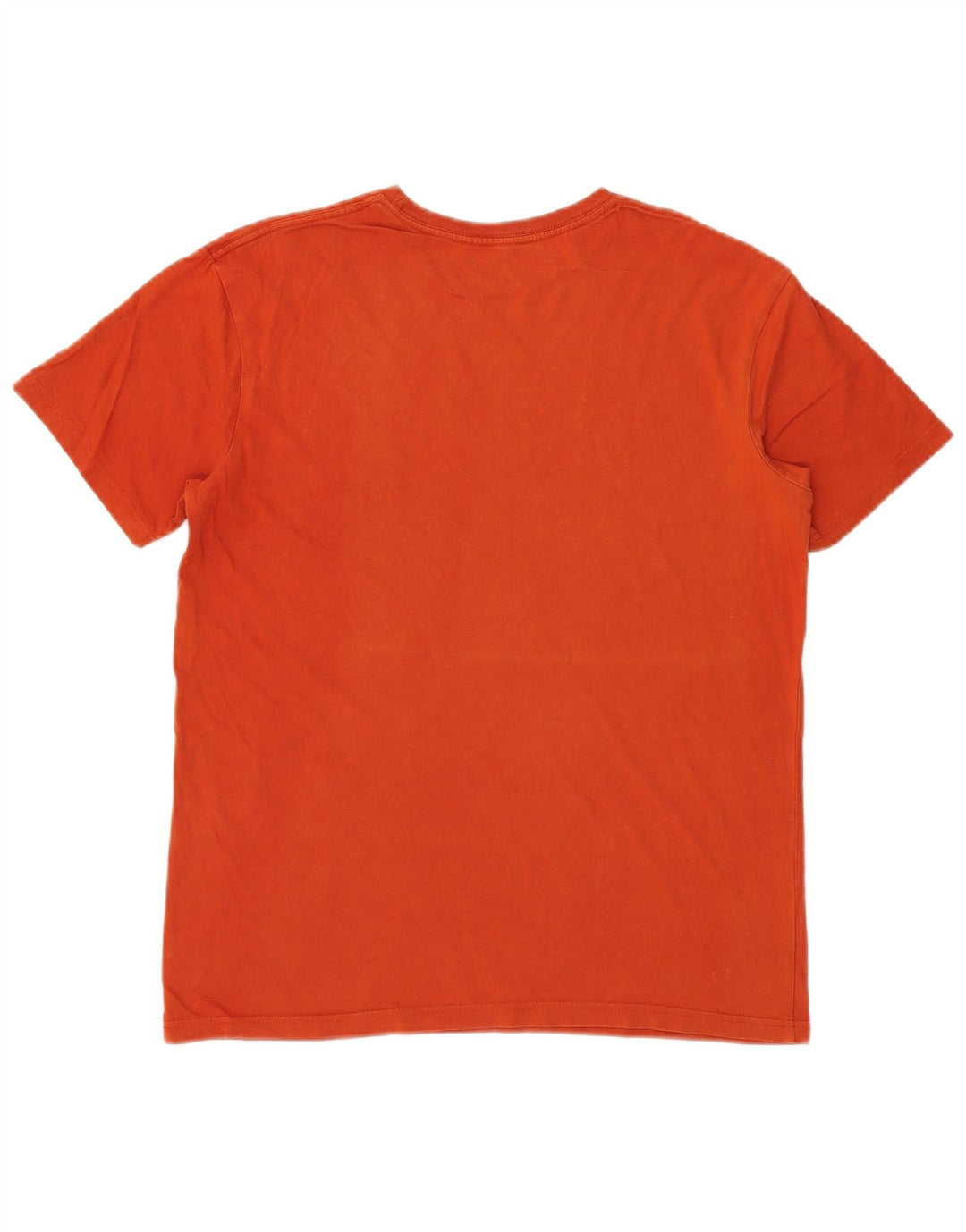 Quiksilver Herren Regular Fit Grafik-T-Shirt-Oberteil aus mitteloranger Baumwolle