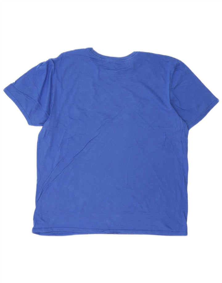 NIKE Herren-T-Shirt mit sportlichem Schnitt und Grafik, Größe L, Blau