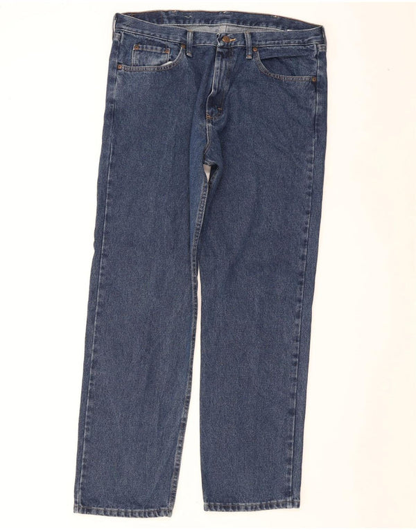 Wrangler Herren Relaxed Fit Straight Jeans W36 L32 Blaue Baumwolle