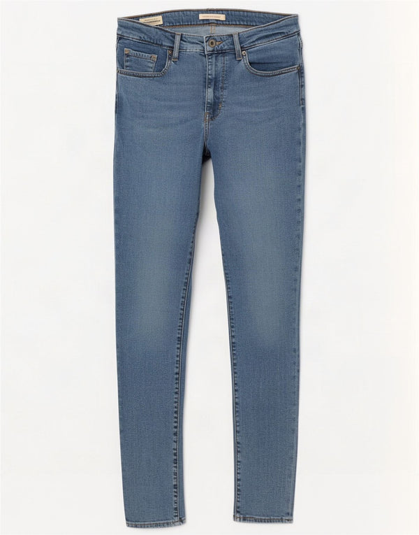 Levi's Damen 721 High Rise Skinny Jeans W30 L30 Blaues Lyocell