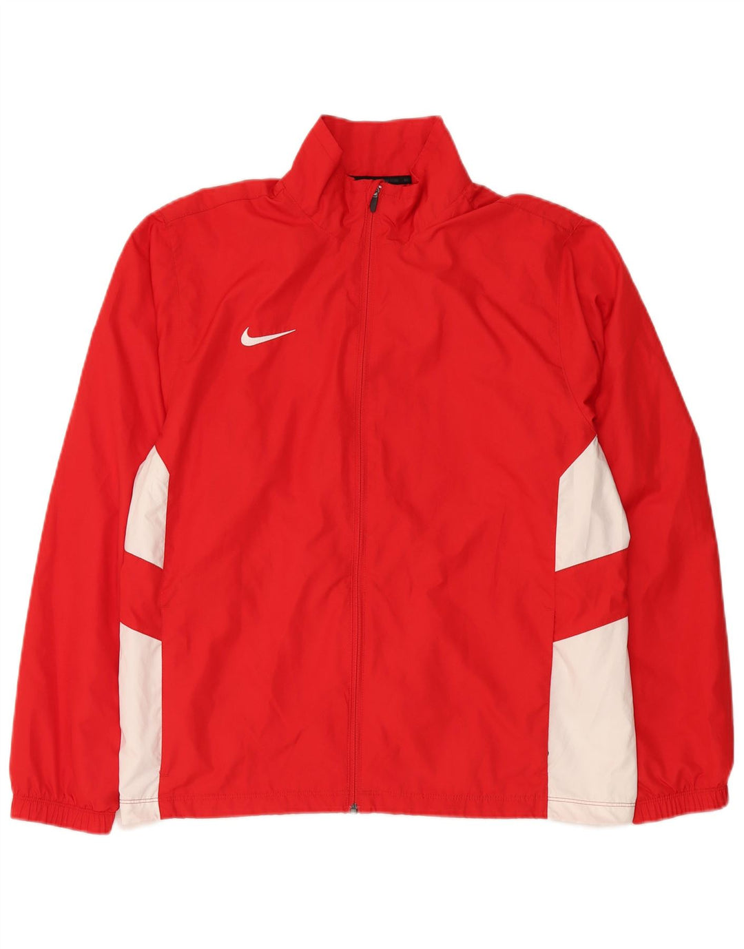 Nike Herren-Trainingsanzug mit grafischem Oberteil, großes rotes Farbblock-Polyester