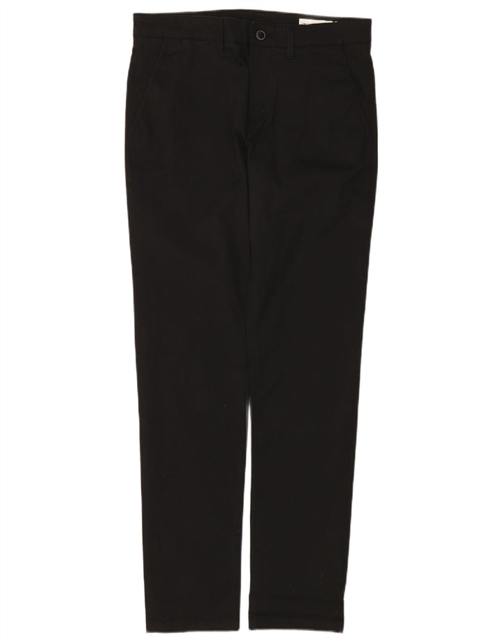 Tom Tailor Slim Chino-Hose für Herren, W32, L32, schwarze Baumwolle