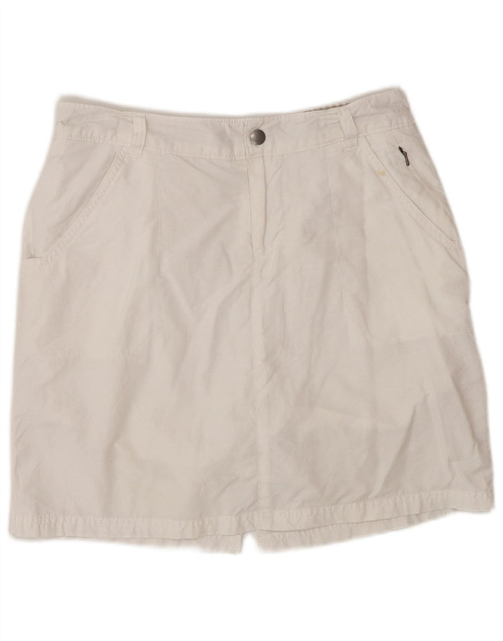 COLUMBIA Damen Skort US 8 Mittelweiße Baumwolle