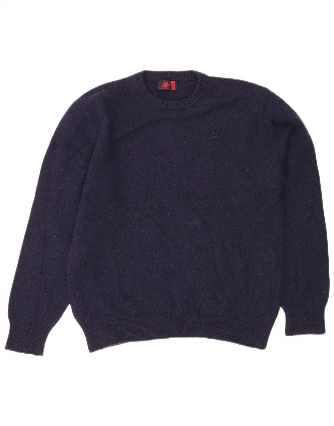 Kappa Damen-Pullover mit Rundhalsausschnitt, UK 14, mittelmarineblaue Wolle