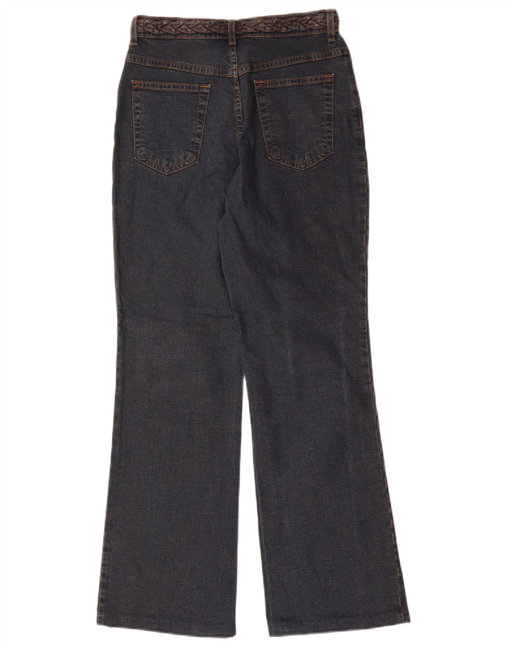 Marks & Spencer Damen Bootcut-Jeans UK 10 Small W28 L30 Marineblau