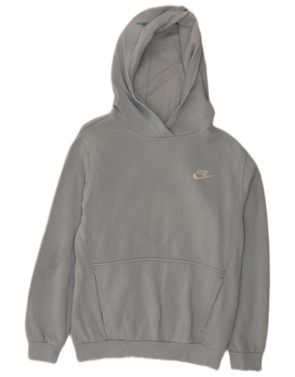 Nike Mädchen Kapuzenpullover, 12–13 Jahre, groß, blaue Baumwolle