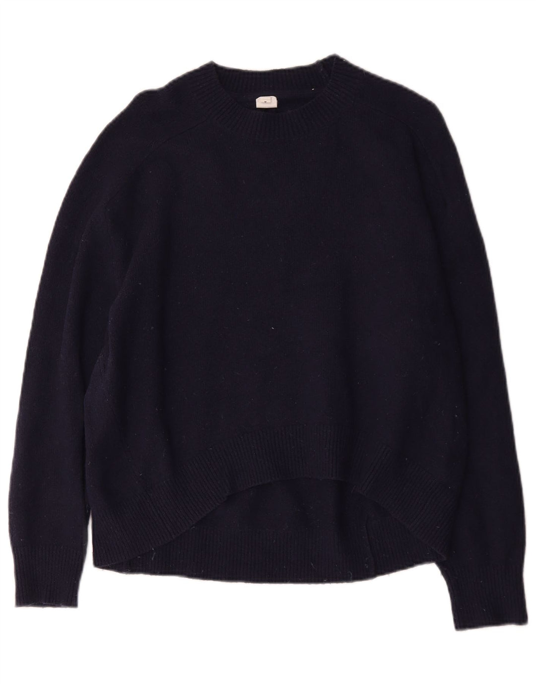 John Lewis Damen-Pullover, übergroß, Rundhalsausschnitt, Gr. 14, mittleres Marineblau