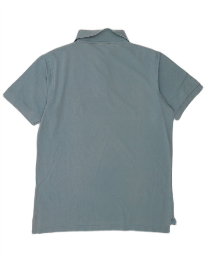 Trussardi Jeans Herren Poloshirt Mittelblau