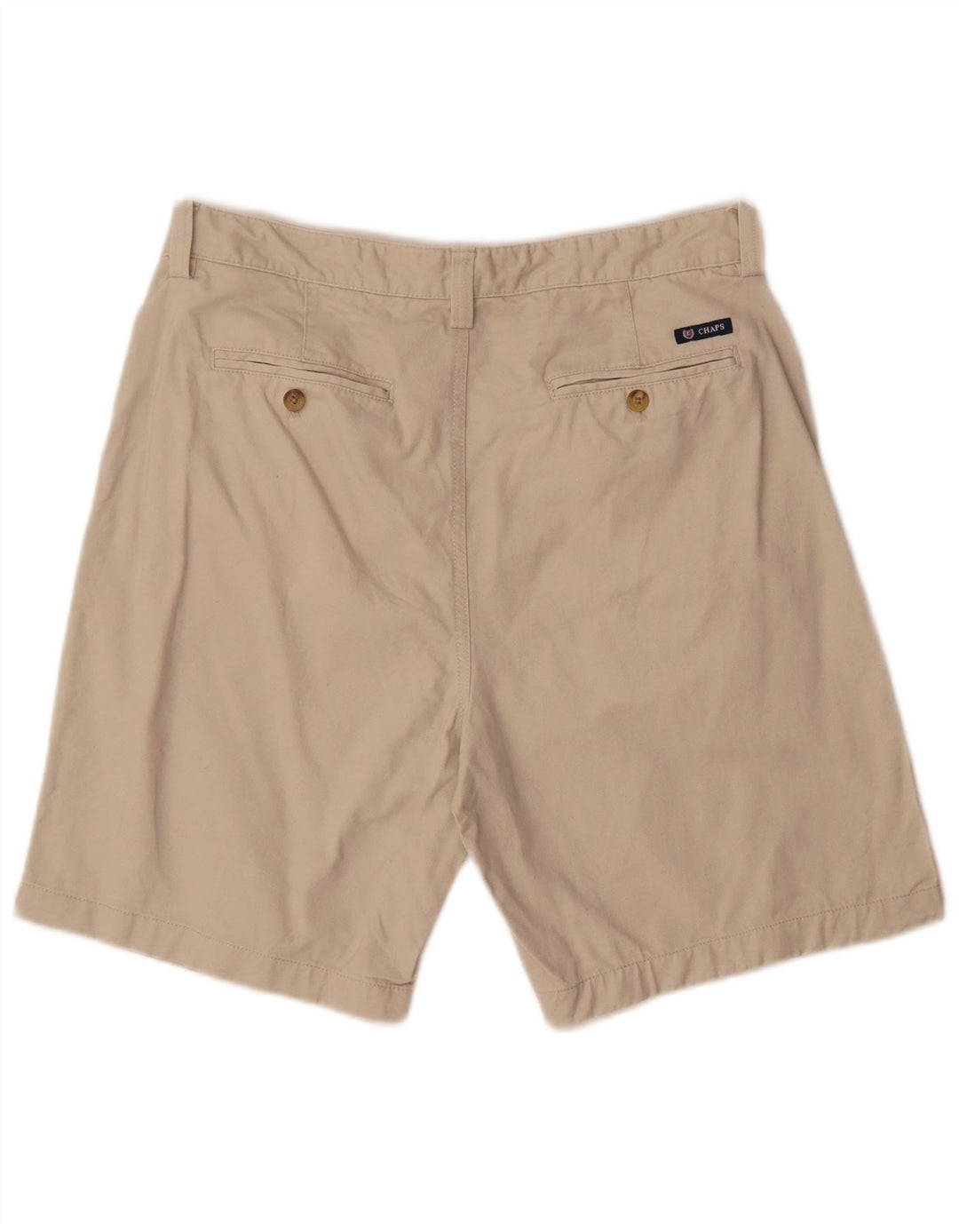 Chaps Herren-Chinoshorts W34, Größe L, Beige, Baumwolle