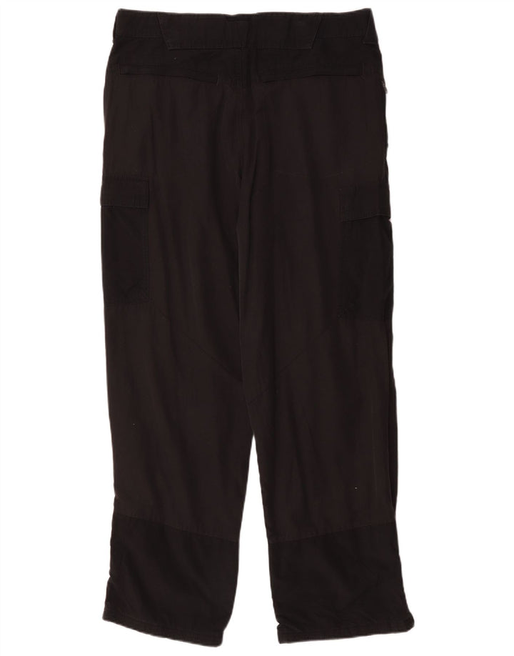 Gerade Herren-Cargohose von Marks & Spencer, W34, L29, Schwarz, Polyamid