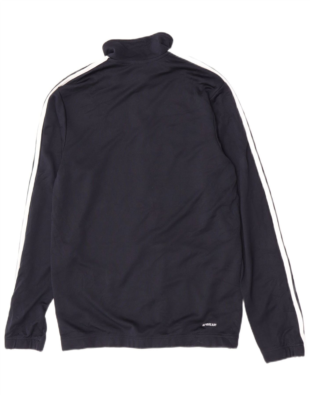 Adidas Herren-Trainingsanzug-Top-Jacke aus mittelmarineblauem Polyester