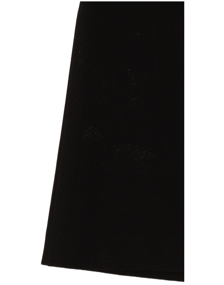 VINTAGE Bootcut-Chinohose für Damen, Größe M, W30, L32, Schwarz, Polyester