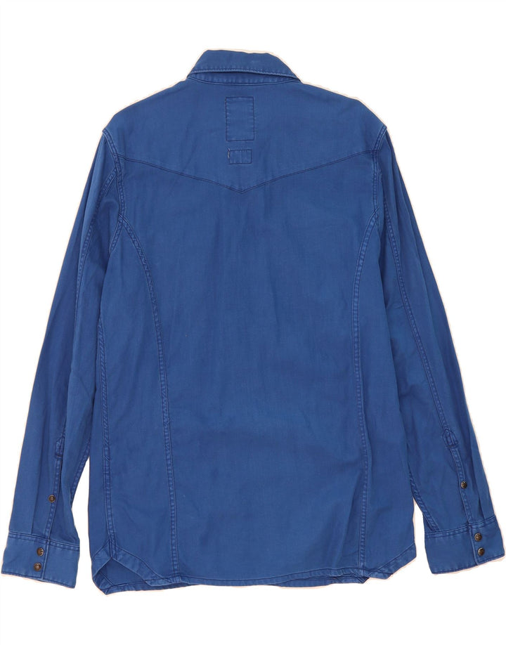 G-STAR Mens Denim Shirt Large Blue Cotton Vintage G-Star and Second-Hand G-Star from Messina Hembry 